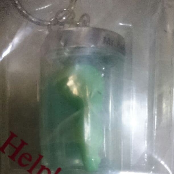 宇宙人 グレイ ホルマリン漬フィギュア キーホルダー
