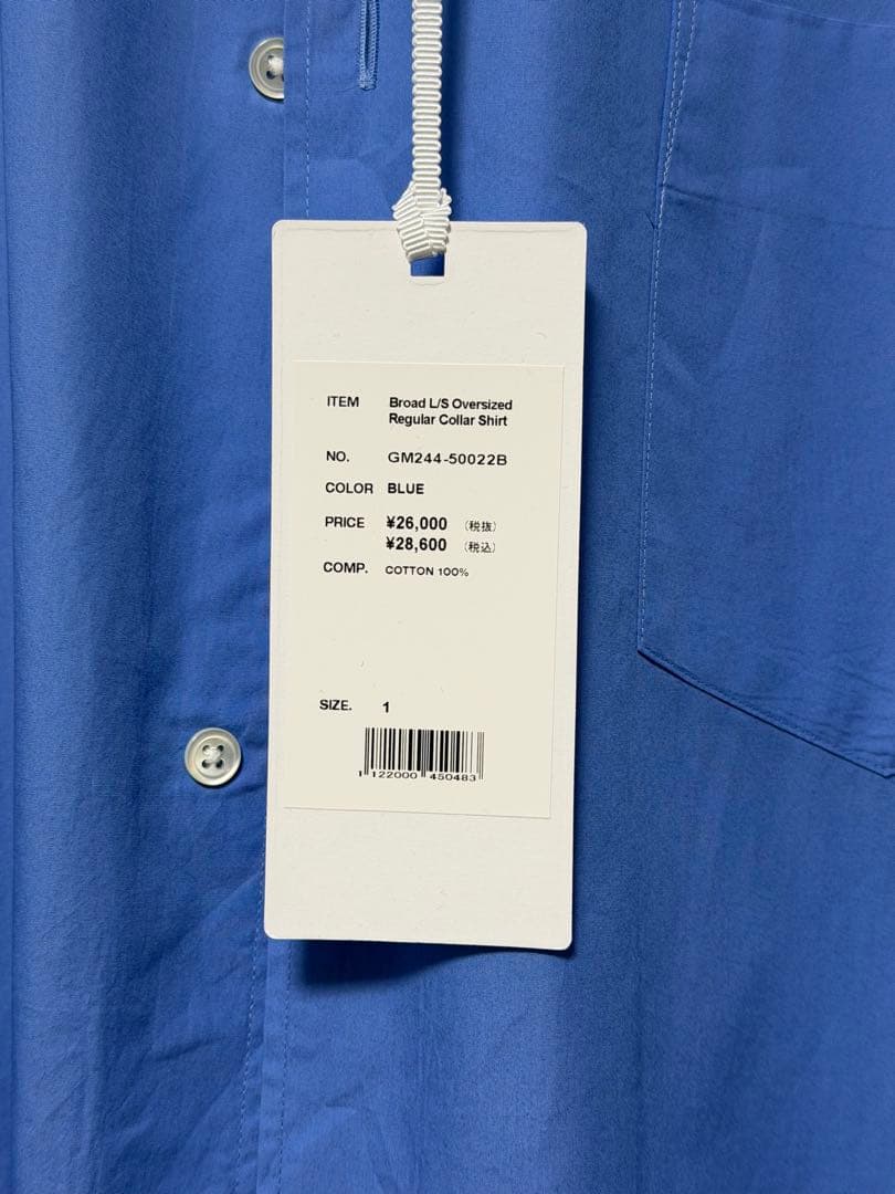 Graphpaper レギュラーカラーシャツ サイズ1