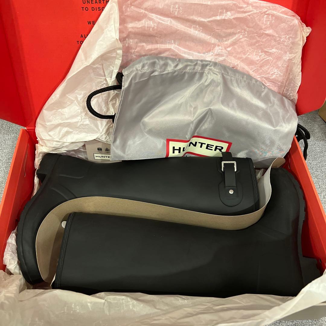 新品未使用　HUNTER オリジナルトール　レインブーツ　収納袋付き　長靴