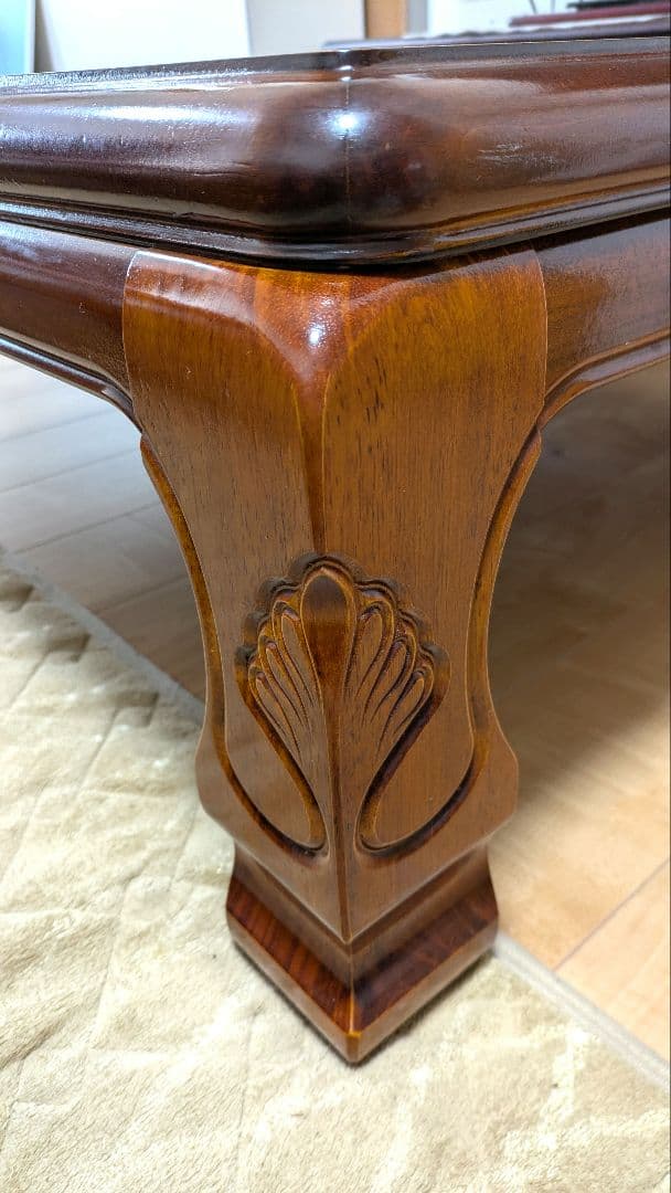 高級 家具調 こたつ 讚高工芸 送風ファン付ヒーターで隅まで暖かい