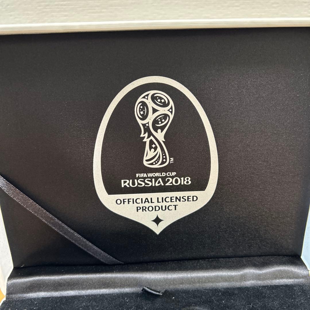 FIFA WORLD CUP RUSSIA 記念銀貨　プルーフ硬貨　ケース入り