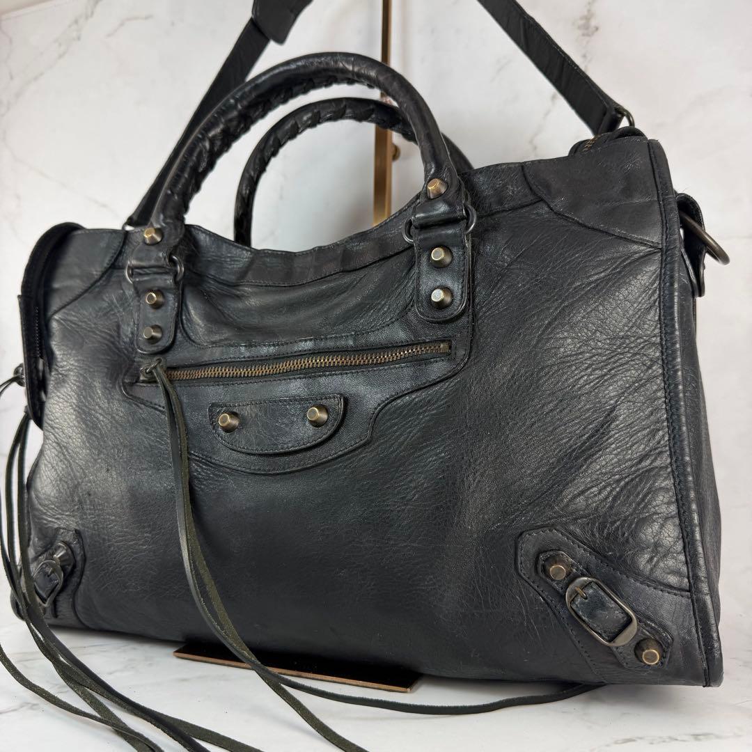 BALENCIAGA クラシック シティ 115748 2WAY ハンドバッグ