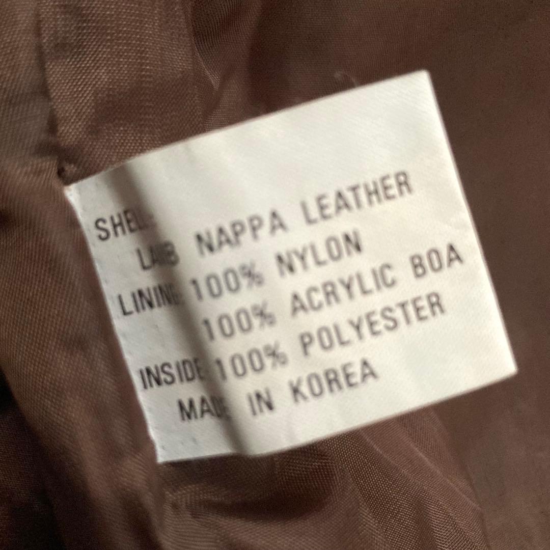 ✨状態良好✨90s レザージャケット フライトジャケット A-2 短丈 ボア 茶