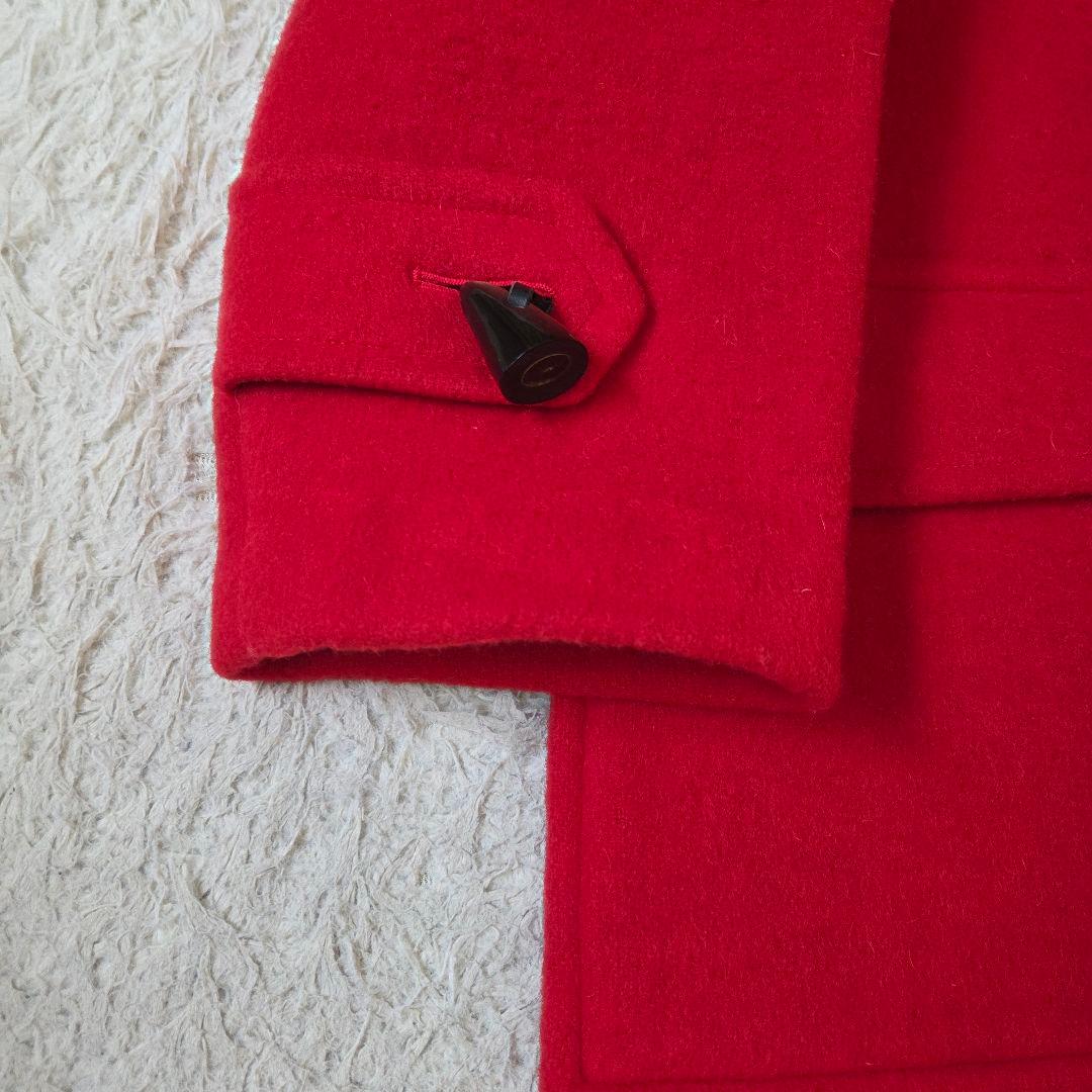 大きいサイズ バーバリー ダッフルコート ノバチェック レッド 2XL相当