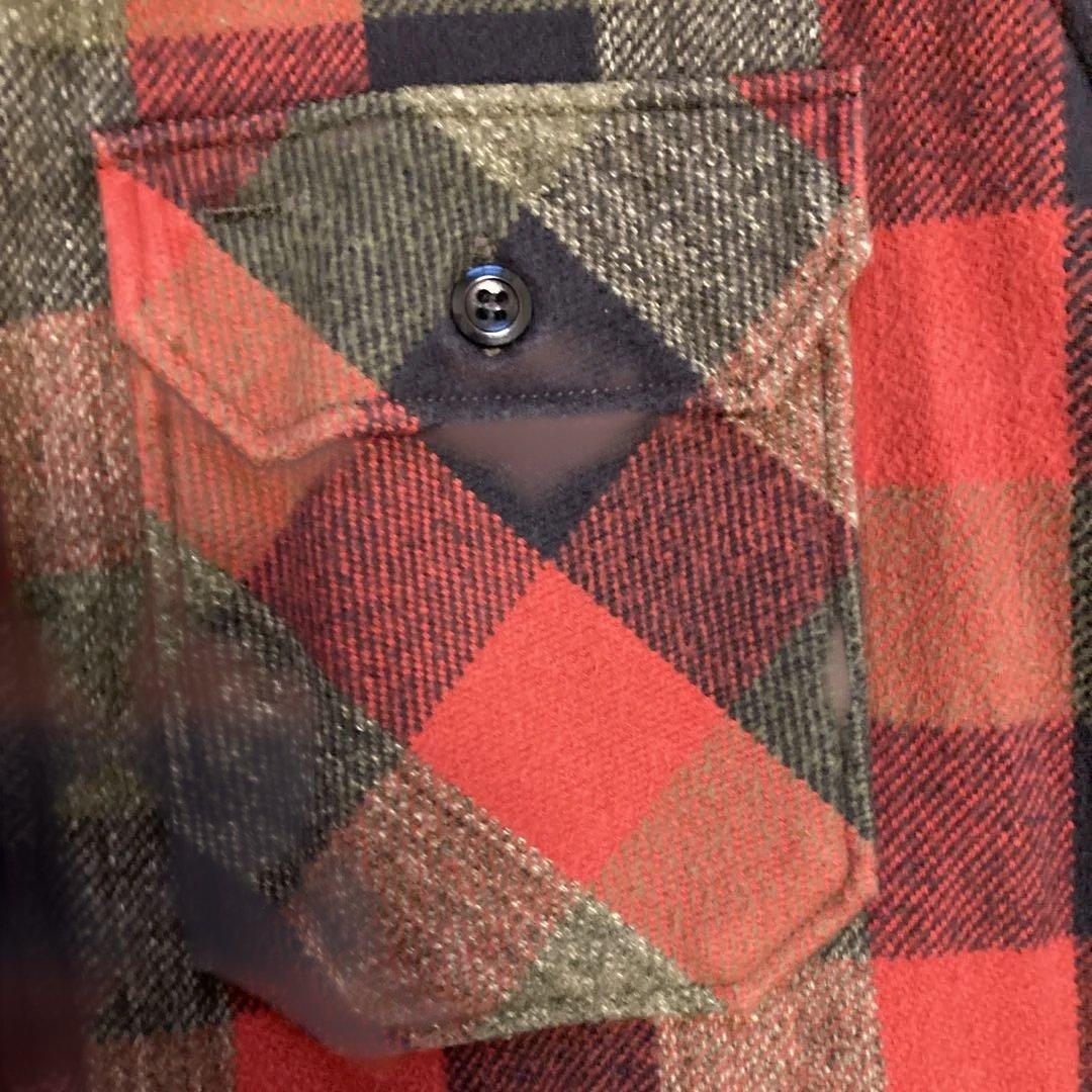 ウエアハウス　ブロックネルシャツ　Lサイズ 美品