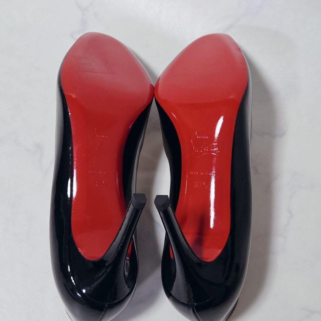 未使用✨クリスチャンルブタン パテントレザー パンプス ヒール 37.5