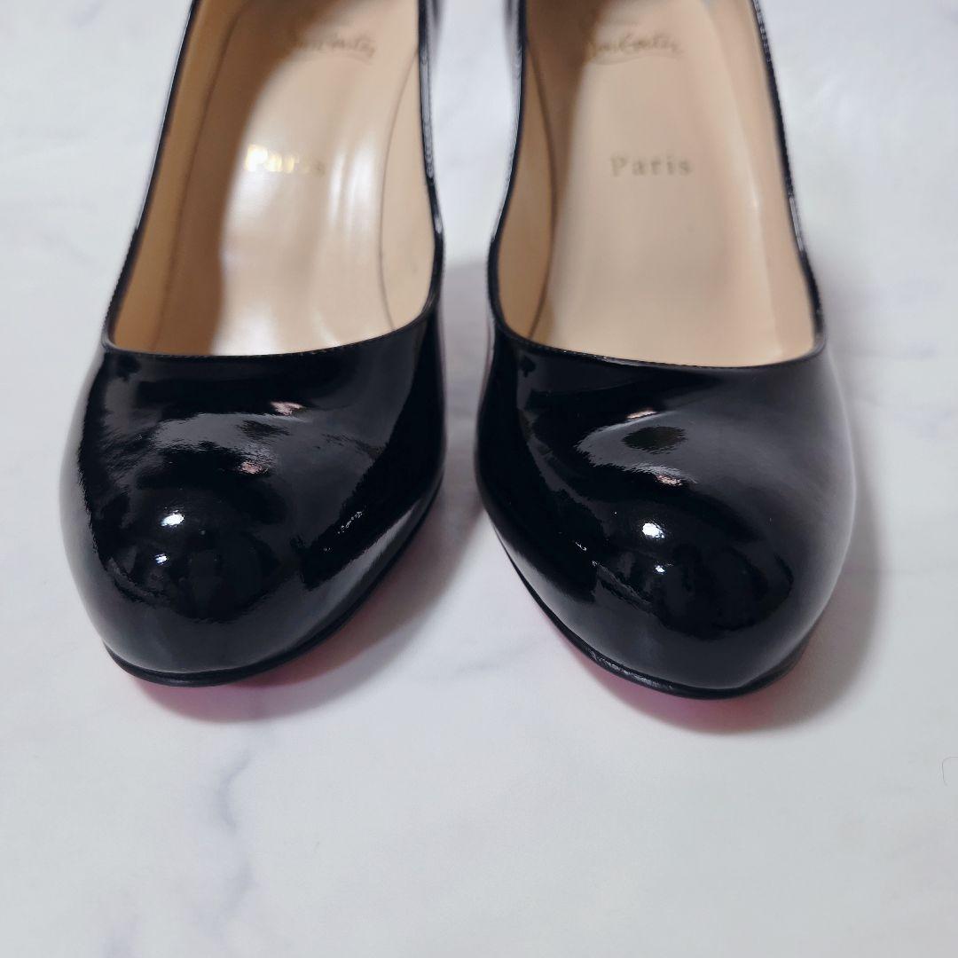 未使用✨クリスチャンルブタン パテントレザー パンプス ヒール 37.5