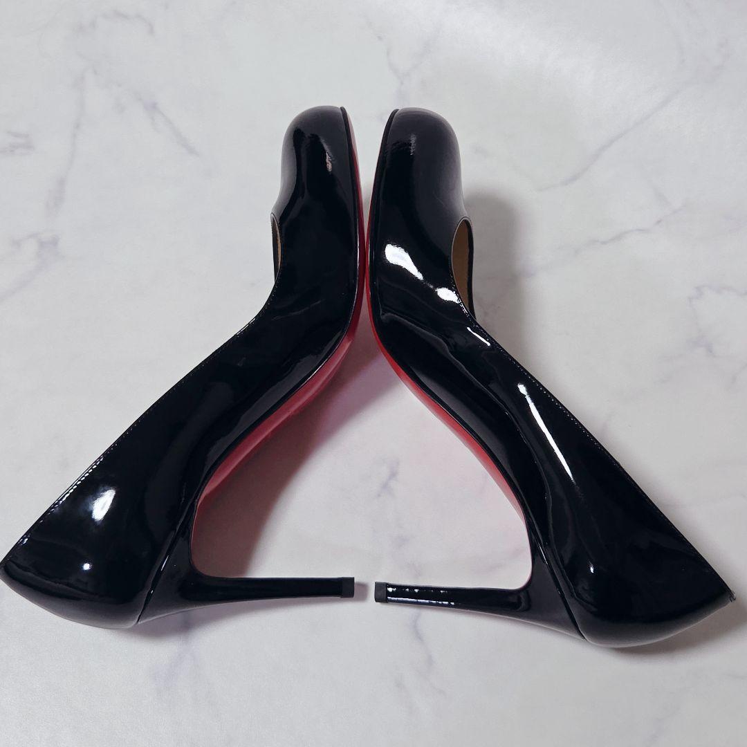 未使用✨クリスチャンルブタン パテントレザー パンプス ヒール 37.5