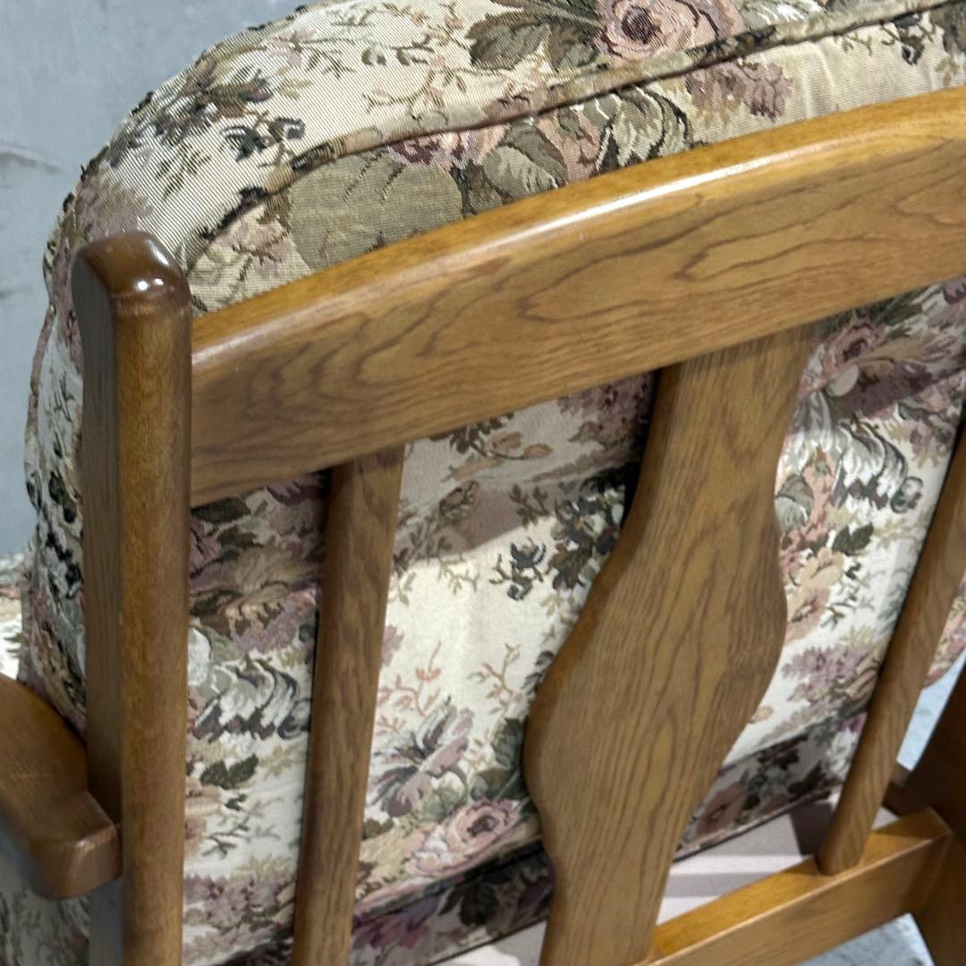 ✦80s✦ コスガ家具 KOSUGA 1Pソファ アームチェア｜昭和 ゴブラン織