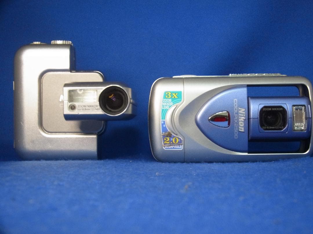 #3431 COOLPIX SQ & 2500 Nikon スイバル機 2台