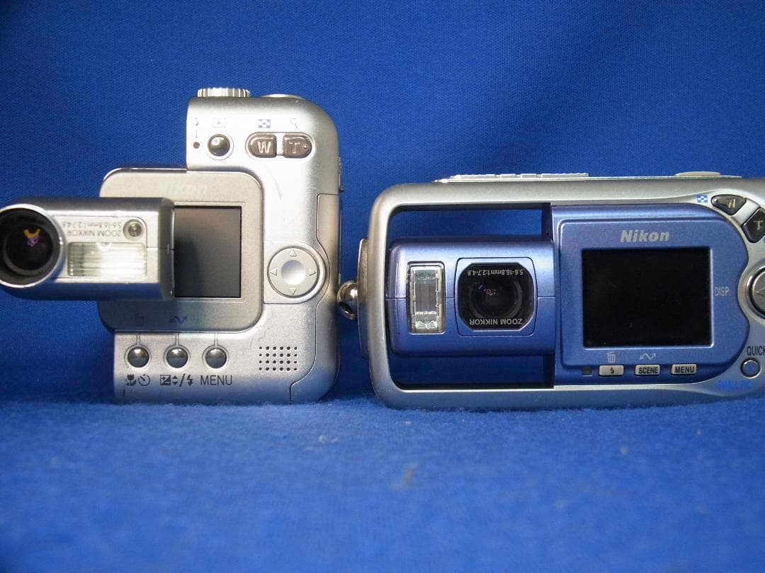 #3431 COOLPIX SQ & 2500 Nikon スイバル機 2台