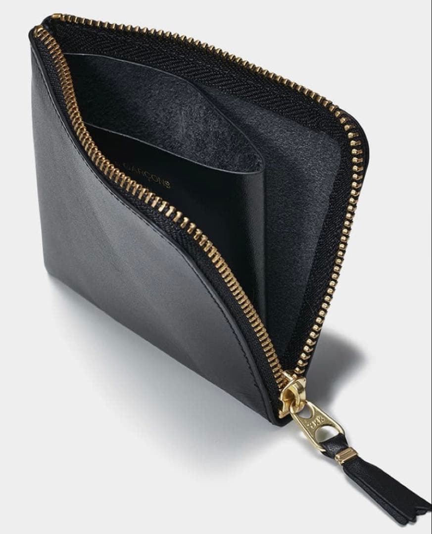 COMME des GARCONS L字型 ZIPウォレット ブラック