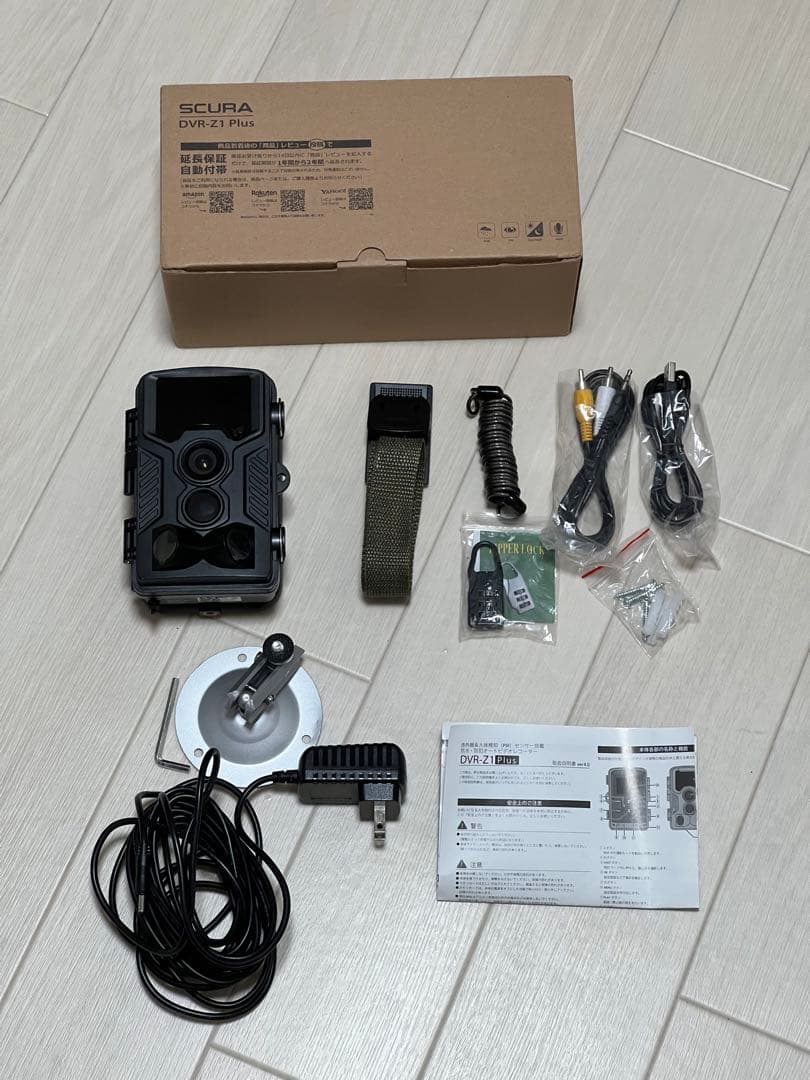 4K超高画質 防犯カメラ  かんたん設置 配線不要  赤外線暗視機能