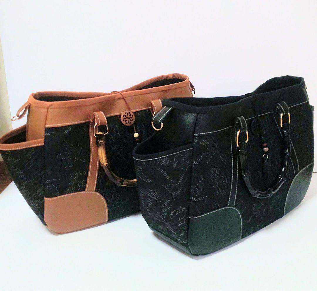 おくらちゃん♪大島紬2wayチューリップバッグ