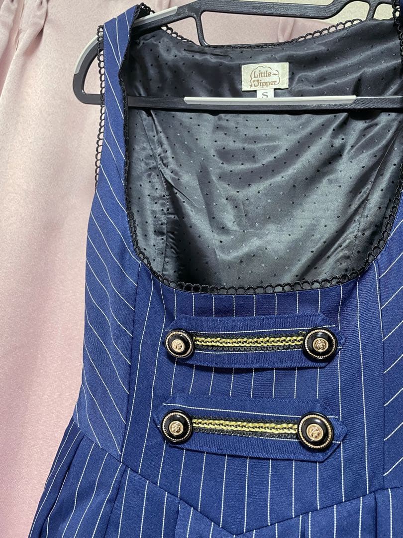 Bright Moon コルセットジャンパースカート ロリータ ネイビー