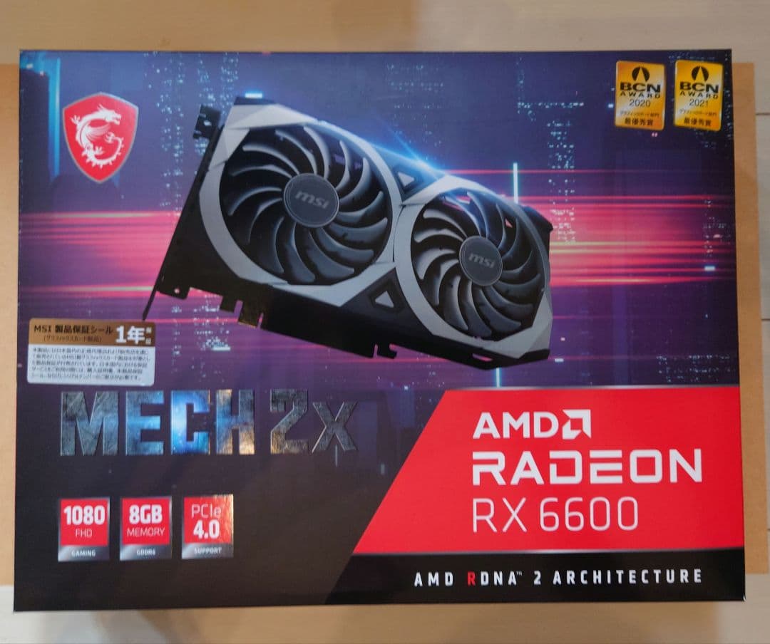 ★美品 MSI AMD Radeon RX 6600 8GB
