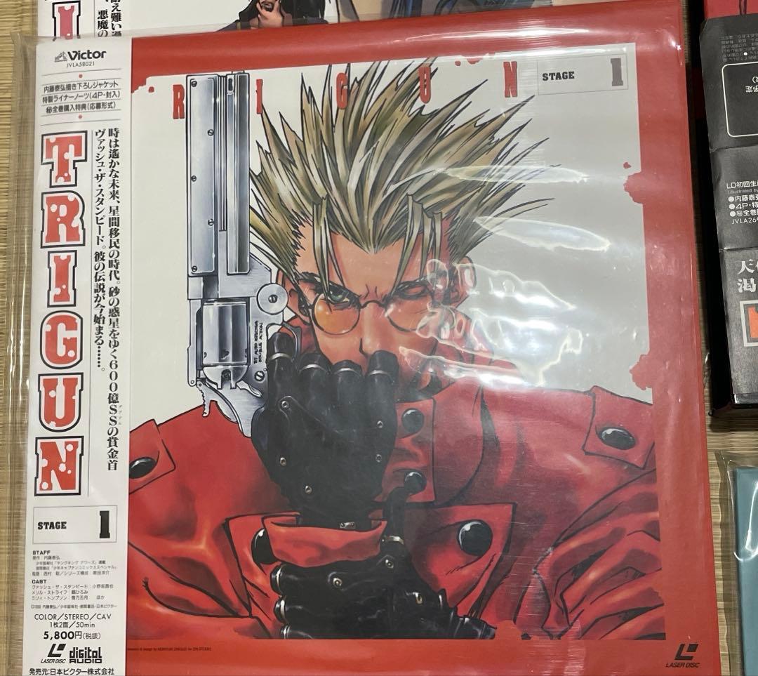 初期トライガン　レーザーディスク4枚特典ケースセット　Trigun LD