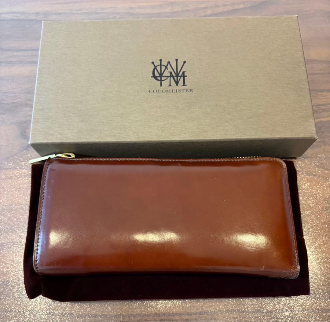 ココマイスター　コードバンクルー　レッドブロンズ限定色　長財布