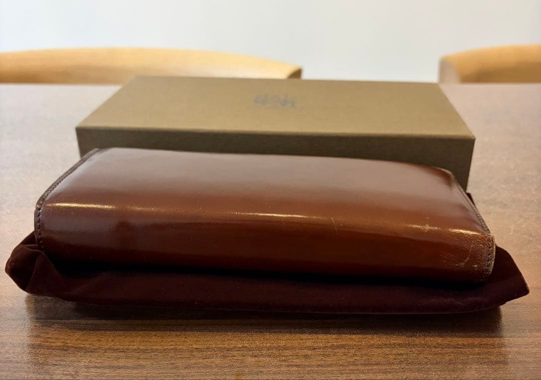 ココマイスター　コードバンクルー　レッドブロンズ限定色　長財布