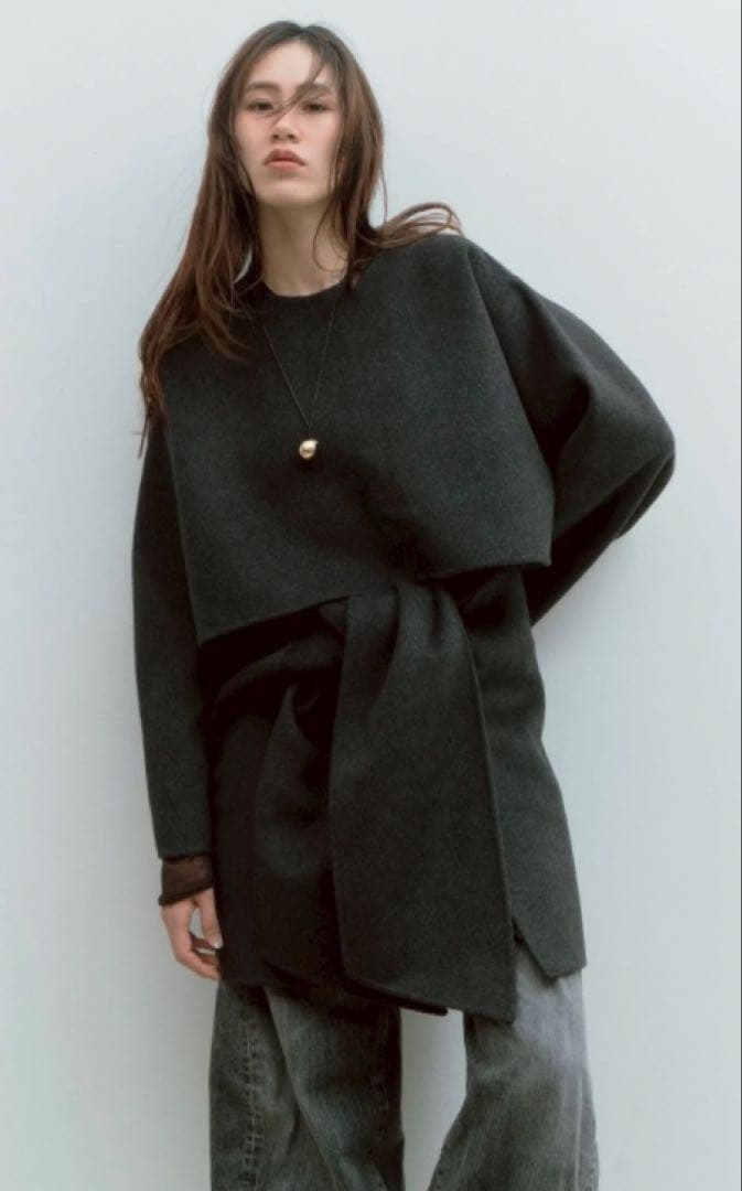 新品【decollte_accessory】wool  poncho