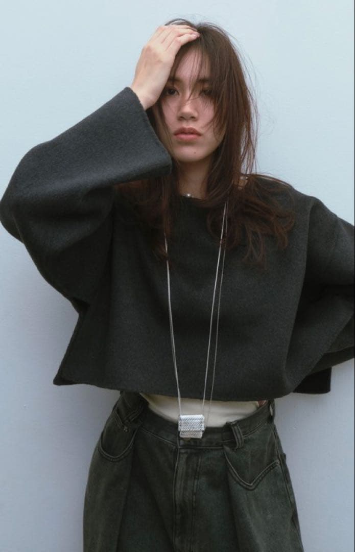 新品【decollte_accessory】wool  poncho