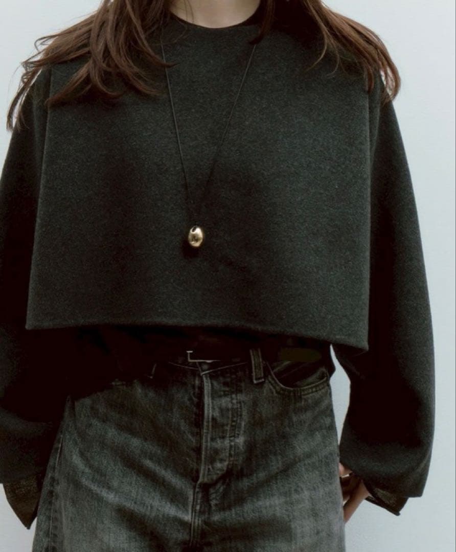 新品【decollte_accessory】wool  poncho