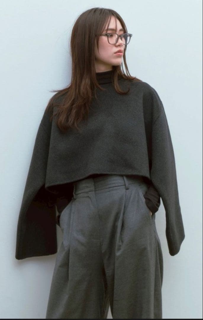 新品【decollte_accessory】wool  poncho