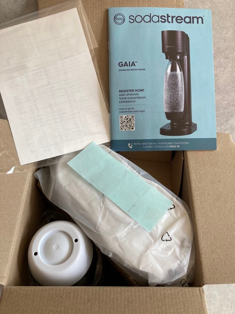 未使用 ソーダストリーム ガイア スターターキット 炭酸水メーカー