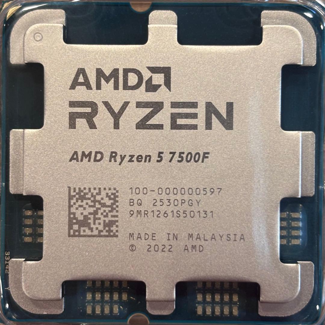 【新品未使用】AMD Ryzen 5 7500F Socket AM5