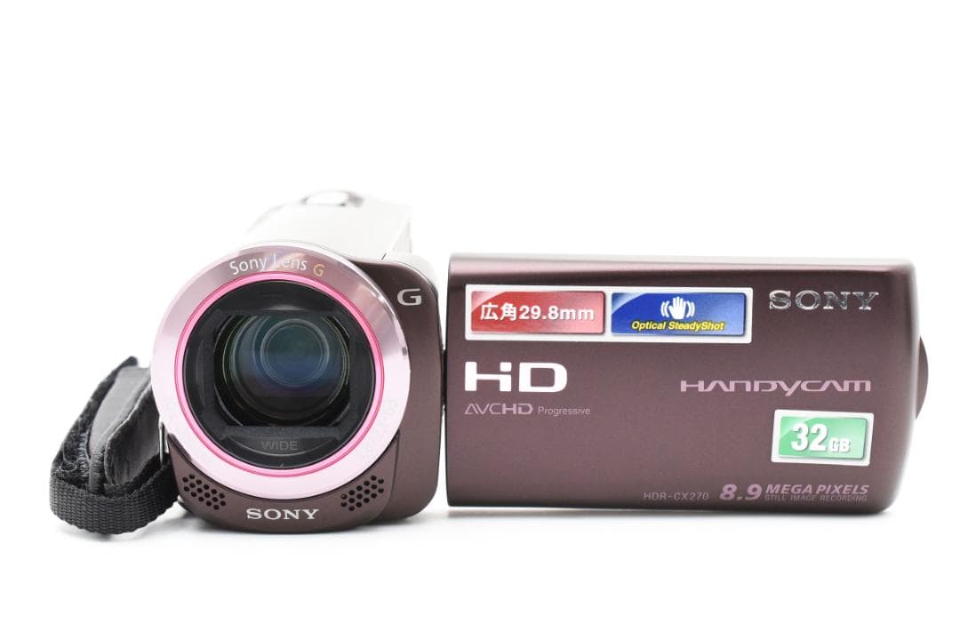 【良品】SONY HDR CX270V ボルドーブラウン