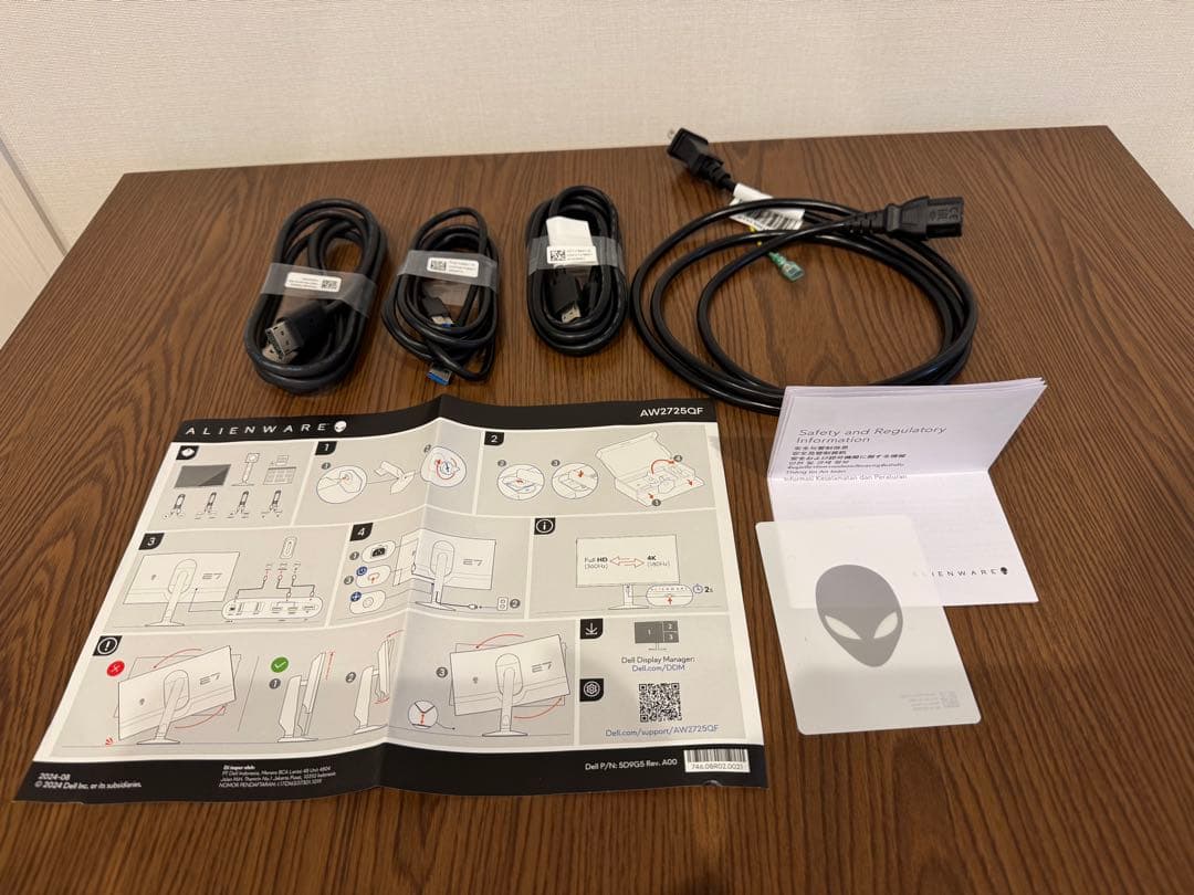 DELL AW2725QF Alienware 27 4Kデュアル解像度モニター