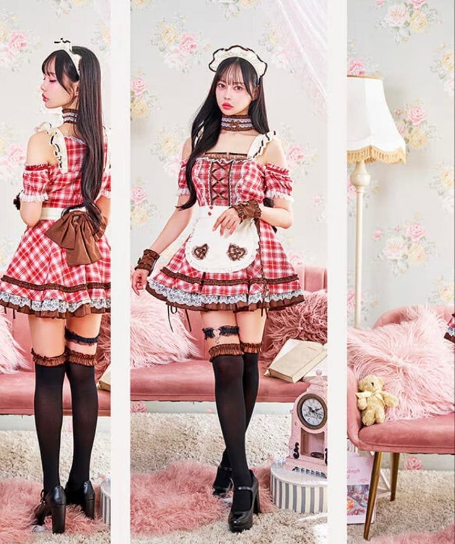 チョコレートチャンクチェックメイド / malymoon マリームーン