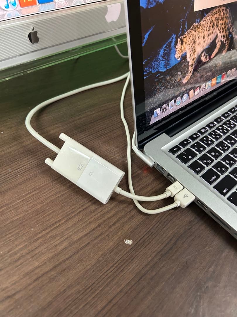 動作商品Appleモニター＆ADC DV I変換器＆mini portアダプター
