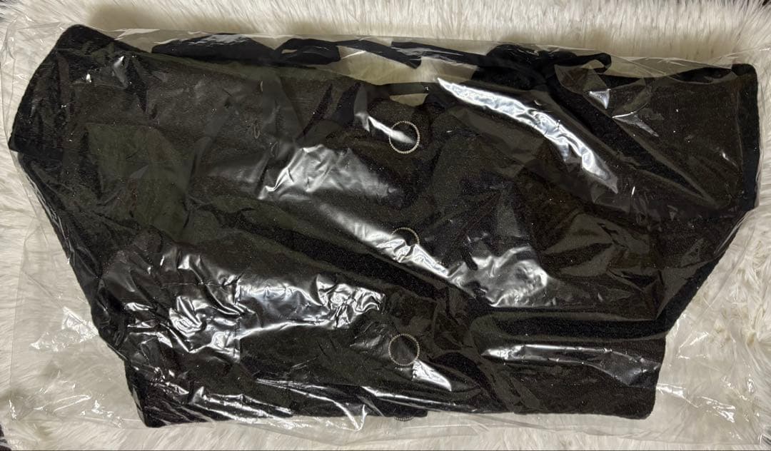 Darich ボンディングツイードオフショルチュニック ブラック