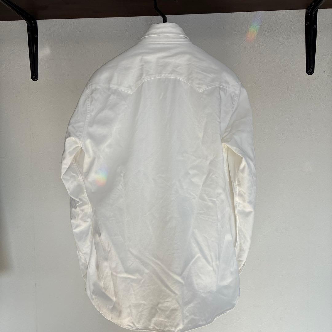 美品　ブライスランズ　ウエスタンシャツ　白　40