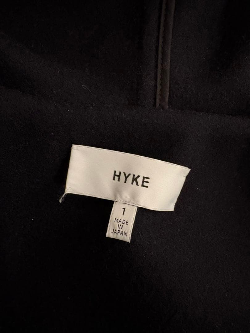 HYKE/ハイク　ダッフルコート　ネイビー　size1