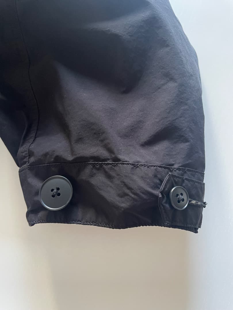 【美品】エイトン エアーウェザーショートモッズコートメンズ 黒