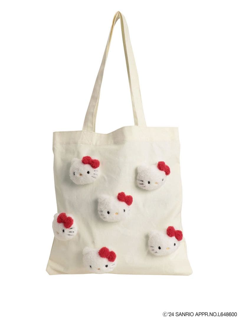 merry jenny ハローキティ　もこもこトート　ベージュ