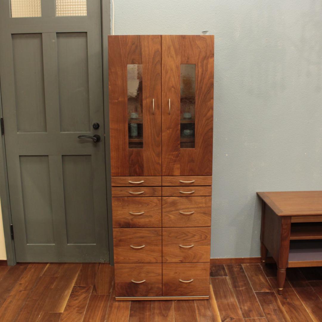[みかんちゃん⭐︎] キャビネット ウォールナット材