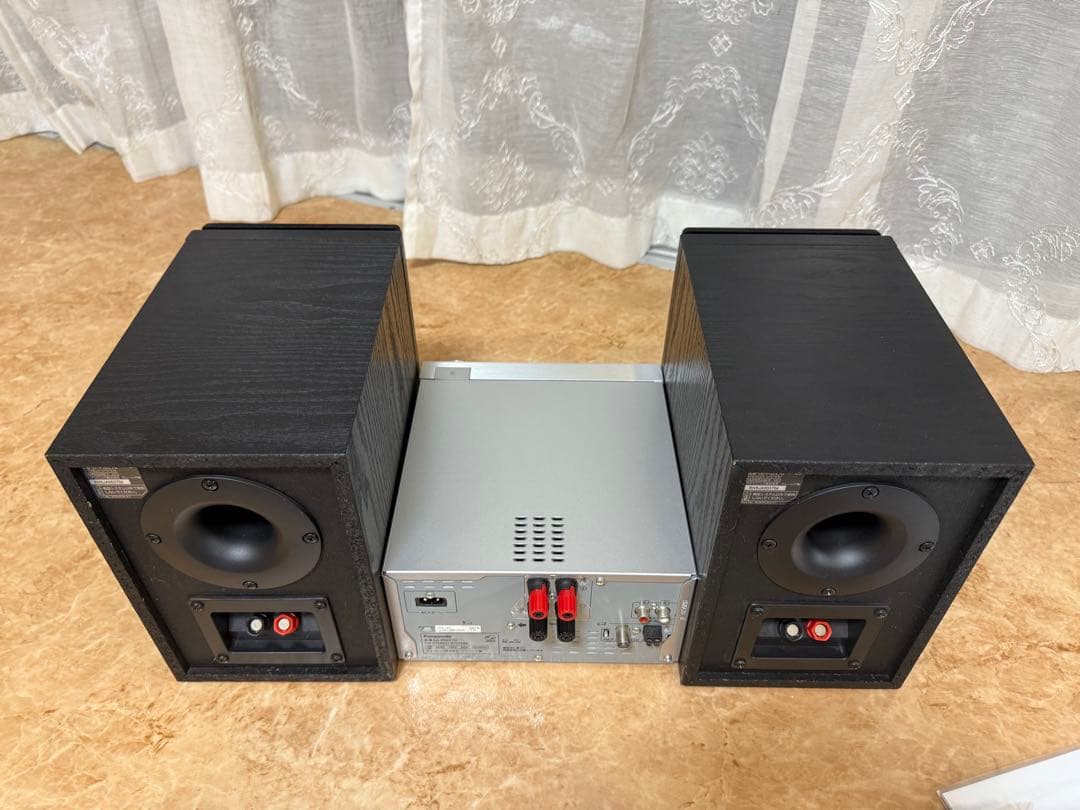 ★美品★Panasonic CDステレオシステム シルバー&ブラック 音響良好