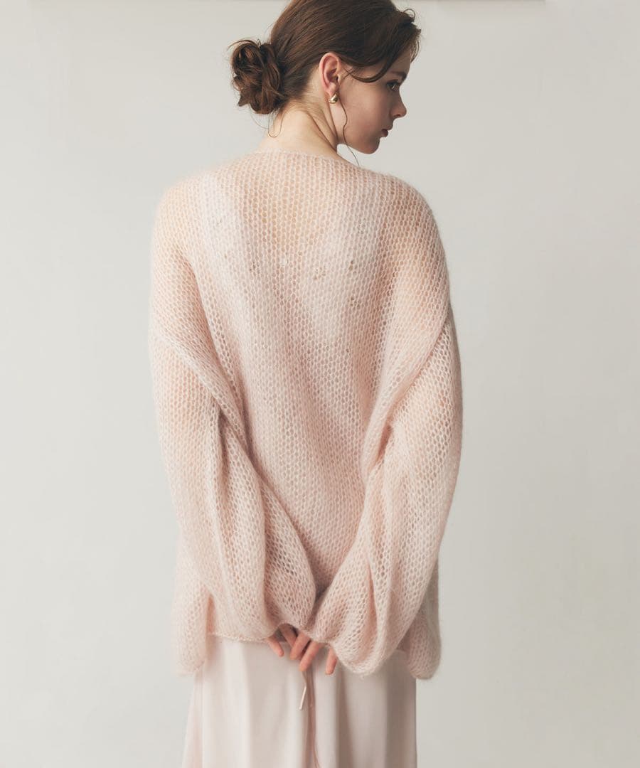 DEICY デイシー ME COUTURE 2WAYキッドモヘヤシアーニット