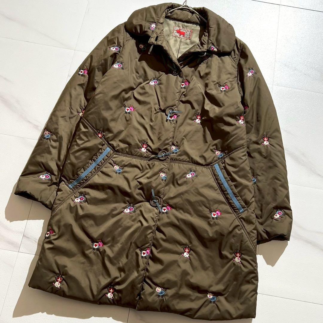 希少✨ アルベロベロ 中綿コート ぶたさん 刺繍 総柄 OLLEBOREBLA