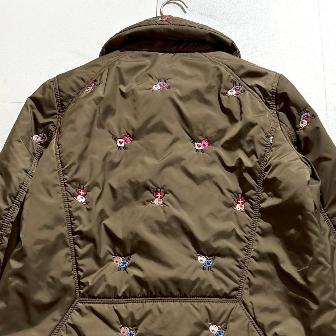 希少✨ アルベロベロ 中綿コート ぶたさん 刺繍 総柄 OLLEBOREBLA