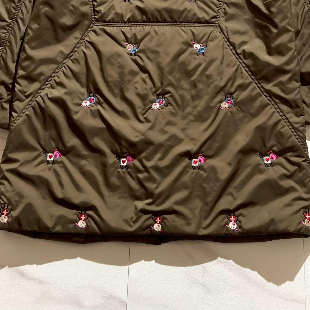 希少✨ アルベロベロ 中綿コート ぶたさん 刺繍 総柄 OLLEBOREBLA