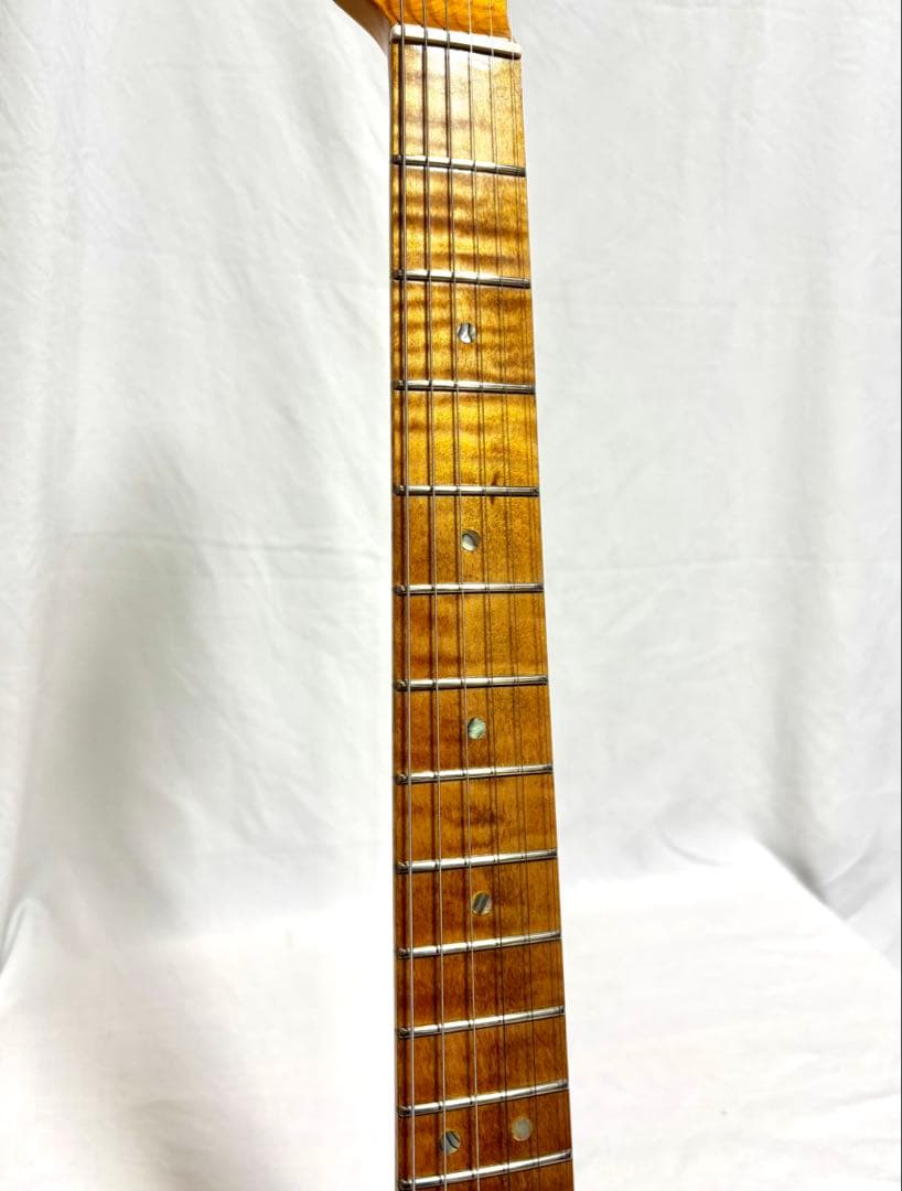 【新品弦張替済、ネックトラ杢】Bacchus テレキャスター UNIVERSE