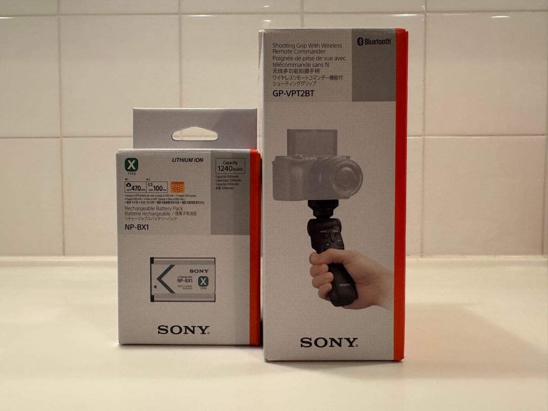 【中古・美品】SONY ZV-1G SHOOTING GRIP KIT