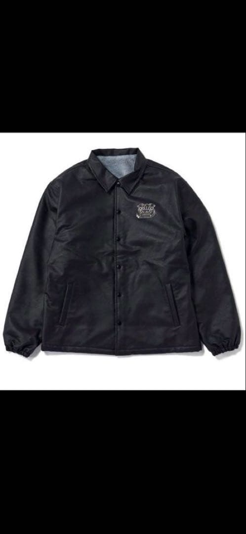 ROLLER FAKE LEATHER COACH JACKET Ｌサイズ