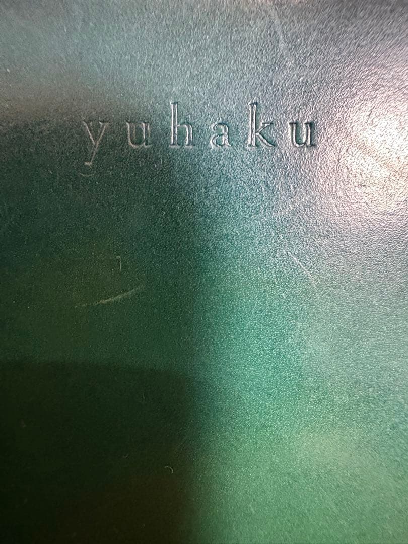 yuhaku グラデーション クロココンビ コンパクト財布