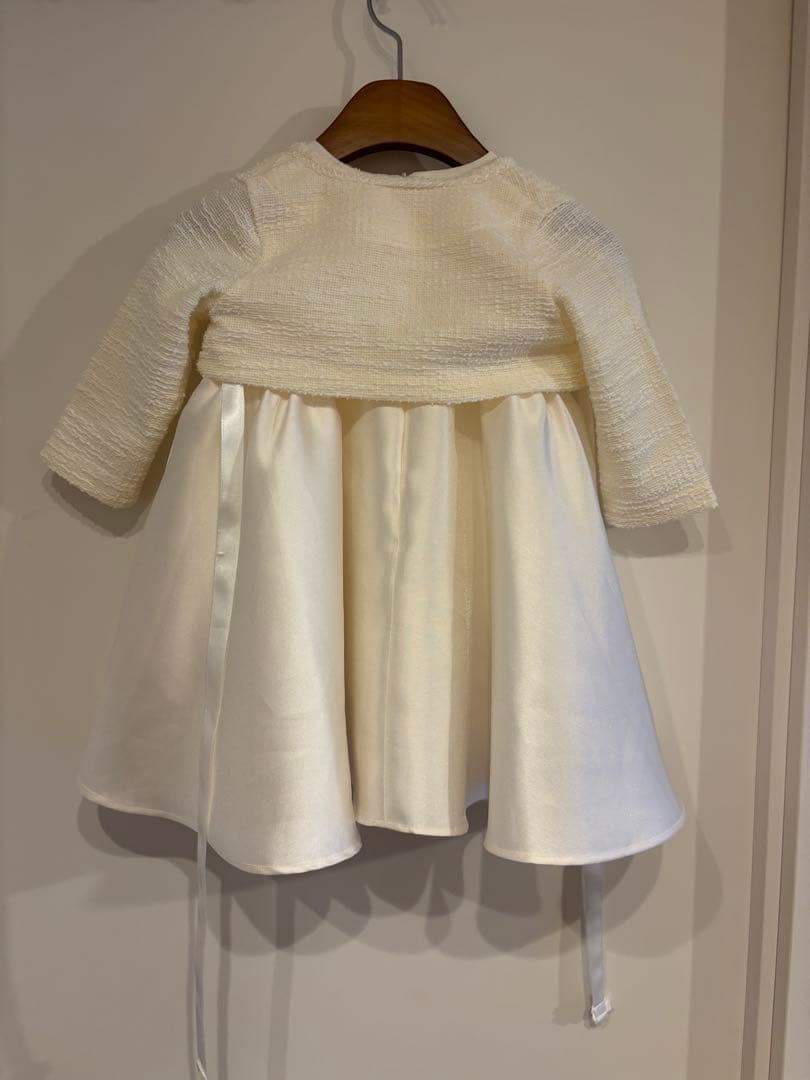 ✴︎美品✴︎ DRESCCO ベビードレス&ボレロ 80cm(2号)ホワイト