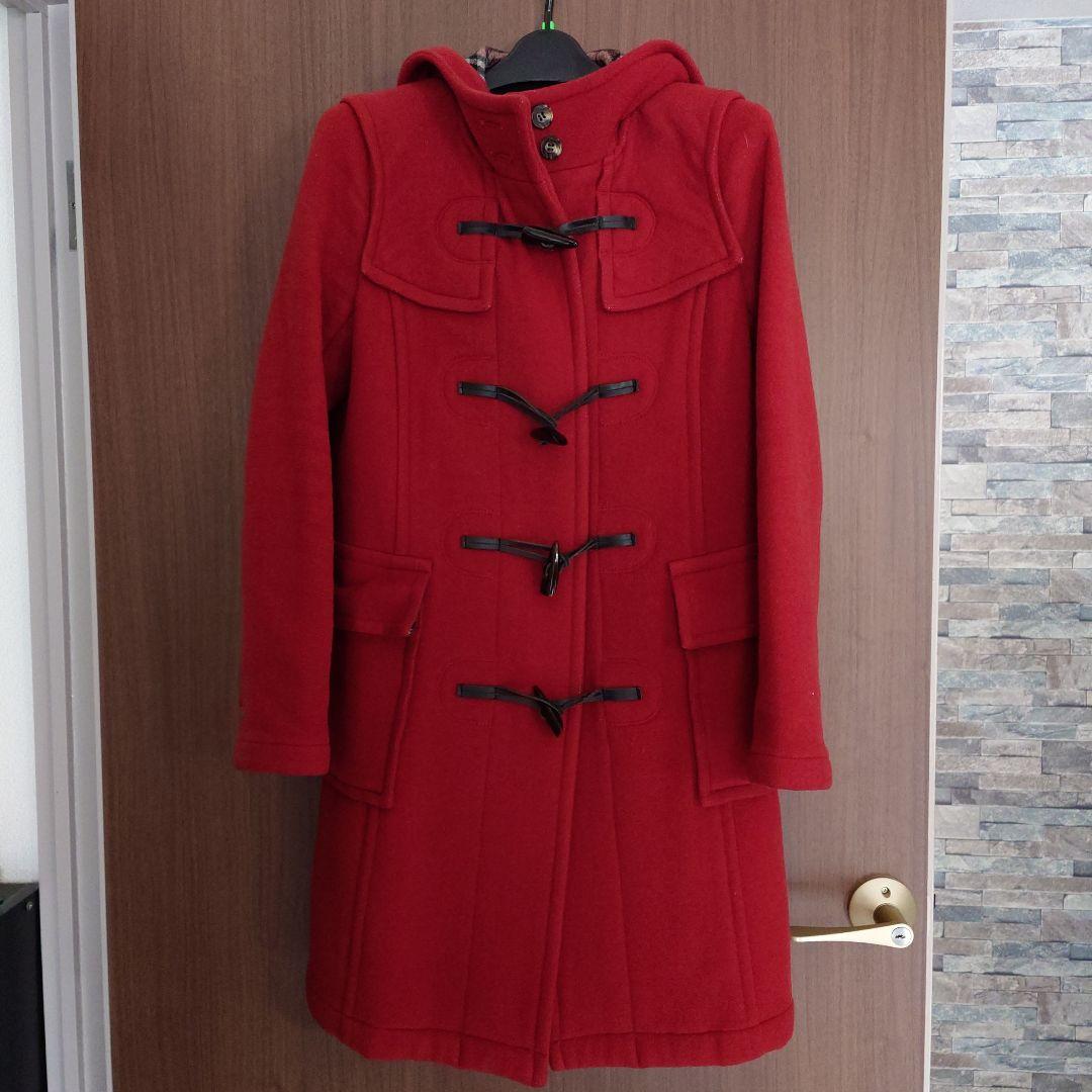 BURBERRY BLUE LABEL ダッフルコート レッド 36